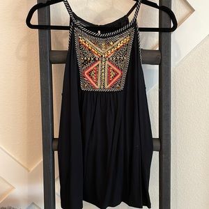 Boston Proper halter top with bling detail.